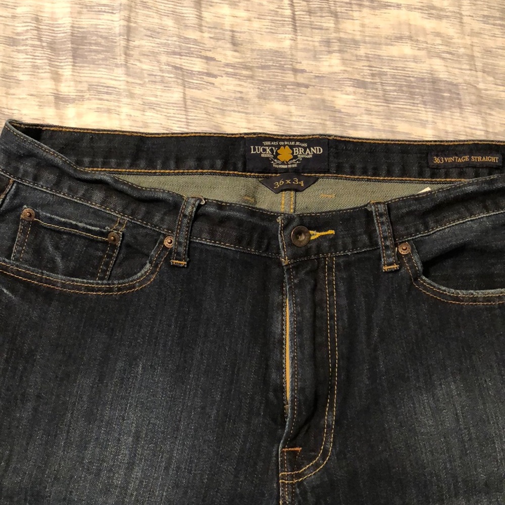 Lucky Brand 363 Vintage Straight Dark